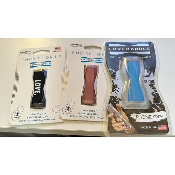 LoveHandle Phone Grips Lot of 3 New Sealed - Picture 1 of 5